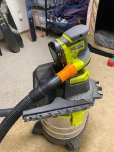 Ryobi Orbital Sander to 4.75 Shop Vac