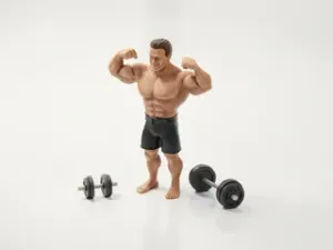Bodybuilder Figurine Fitness Collectible 3D Printable