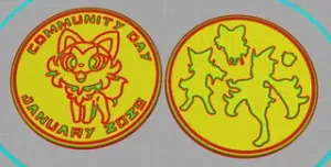 Pokemon Go Community Day #96 coin - Sprigatito