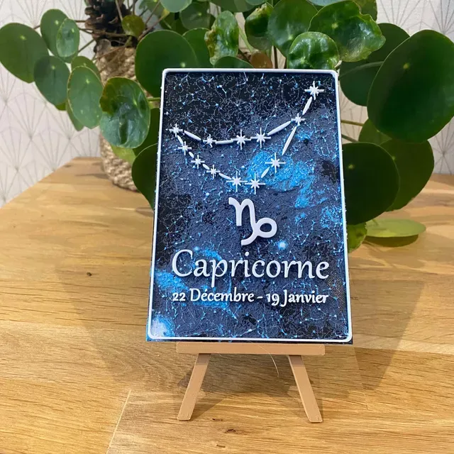 Capricorn Astrology Card - English and French version