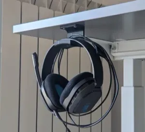 Ikea Rodulf desk headphones headset hanger mount holder