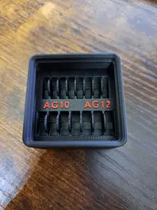 Coin cell Battery box AG10 / AG12 for Gridfinity