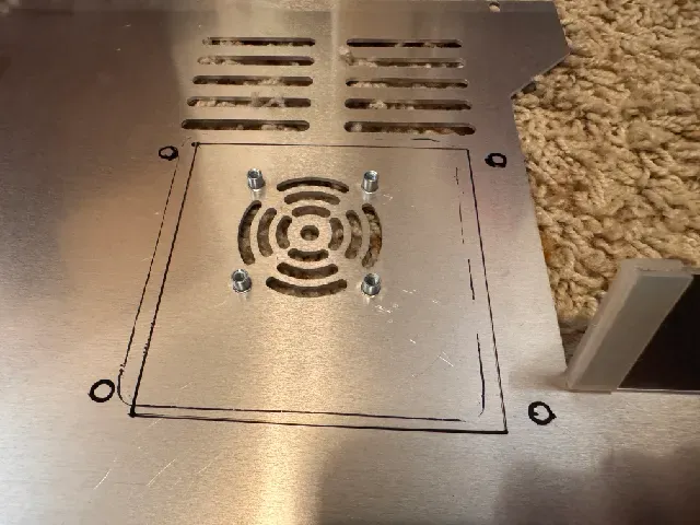 Sovol SV08 Mainboard 80x80x15mm Fan Mounting Bracket — Image 4 of 11