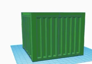 Container roadworks(Compact) scale models for diorama 1/14, 1/16 ,1/12,1/10