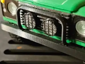 Frontbar with headlights for Landy Mini
