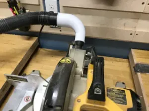 Dust collector elbow adapter - 1.5" to 2.25"/2.5"