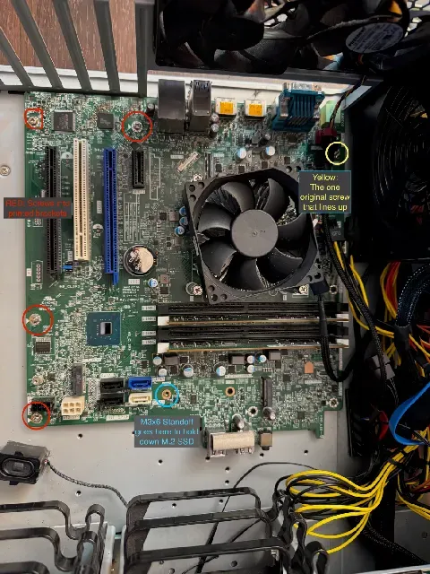 Dell Optiplex 7060 to ATX Motherboard Brackets — Image 2 of 3