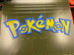 Pokemon Logo Plaque