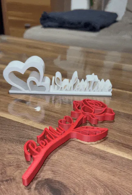 VALENTINES ROSE WITH STAND / BE MY VALENTINE / SMALL GIFT / VALENTINES GIFT — Фото 2 из 6