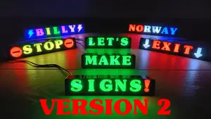 Modular RGB Led Sign Version 2