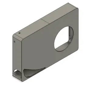 Noizie Mouth Remix of rear cover for Stewy's Horizontal chamber heater Qidi Plus 4