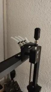 Guia superior con soporte para sensor de filamento y soporte para 4 filamentos - Upper guide with filament sensor holder and 4 filament holder