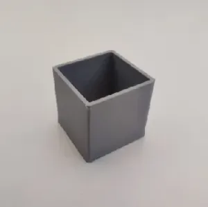 XYZ 20mm Wall Calibration Cube -> Less Filament