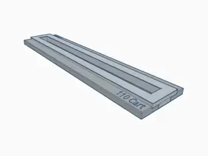110 Film Holder for Flatbed Scanner - Long