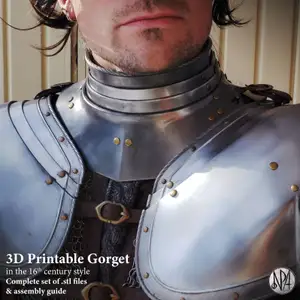 16th Century Plate Armor Gorget (Neck armor)