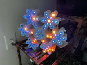 RGB LED Snowflake Shell