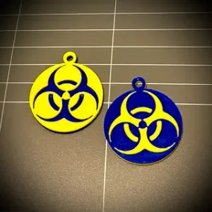 Biohazard Key Ring (2 piece for multicolor)