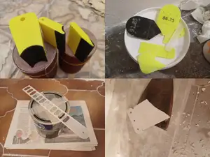 OpenSCAD spatula, sanding block & stirrer - fully customizable