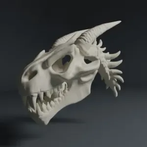 AI Skull Collection - Dragon Skull 3