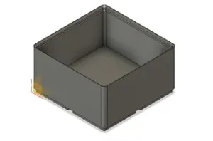Parametric Gridfinity Stock Bin Fusion360