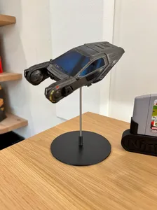 Angled stand for flying and plane models (Blade Runner 2049 Spinner pictured)