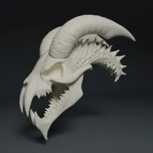 AI Skull Collection - Dragon Skull 9
