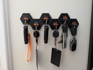 Modern Key Hanger Fobs (Scooter/Tuk Tuk/Minivan/Motorcycle/House)