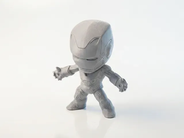 Chibi Iron Man Figurine Marvel Collectible 3D Printable — Image 5 of 5