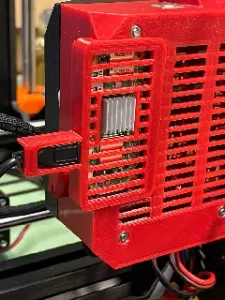Flipped Raspberry Pi Zero 2 enclosure for Einsy RAMBo Board