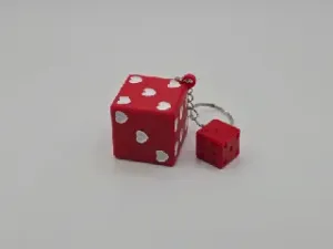 Dice Hearts (Keychain version available) (Remix)