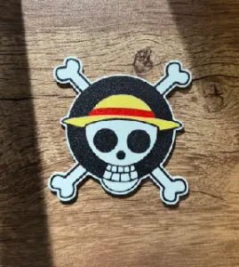Straw Hat Pirates Logo One Piece Magnet (multi-color)(8x3mm magnets)