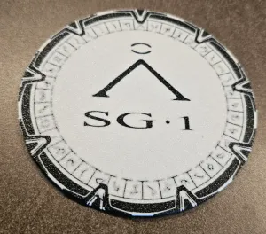 Stargate SG1 Coaster Set with Holder