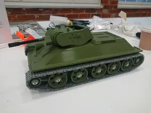 RC Tank T-34 PS. 231-1 Part 8 Main Motor