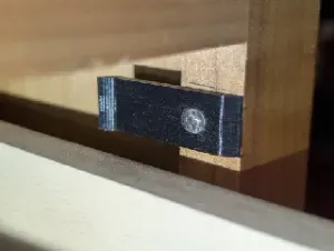 Childproof Drawer Safety Lock - Hook and Latch (Shortened Height and Extended Latch)
