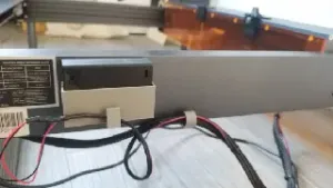 Crosshair laser battery box mount