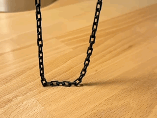 print in place chain necklace