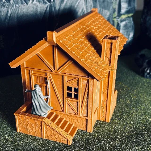 Modular Medieval RPG House FDM-Friendly D&D Terrain — Фото 6 из 35