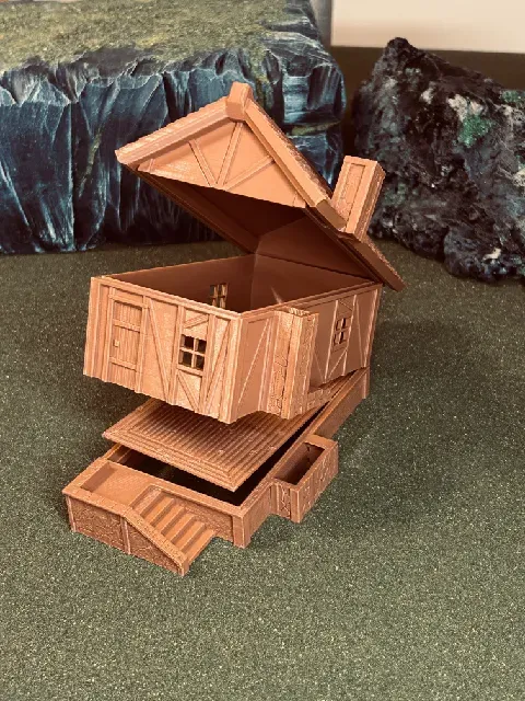 Modular Medieval RPG House FDM-Friendly D&D Terrain — Фото 4 из 35