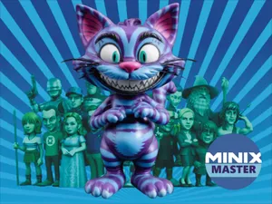 cheshire cat minix figure