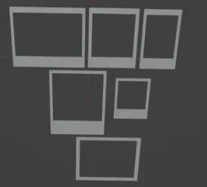 Instant Film Borders for Lithophanes (Instax, Polaroid, and Type 100)