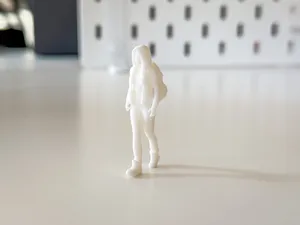 Miniature Girl/Student/Tourist II for your Diorama