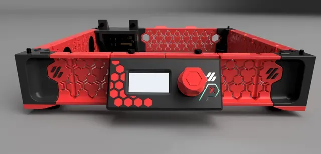 Voron V0.2r1 Geo Tri Hex Skirts