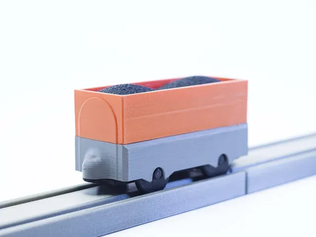 Coal Wagon for Wooden Tracks