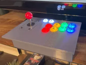 Arcade Joystick Box 8 Button Snap On Lid v1