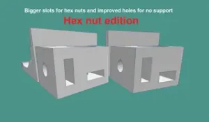 LED Frame 2.0 (Multiboard) - Hex Nut Edition - for IKEA SKADIS