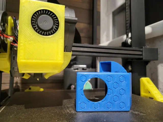 Ender 3v3se upgrade to Bambulab alike hotend and dual 5015 fans