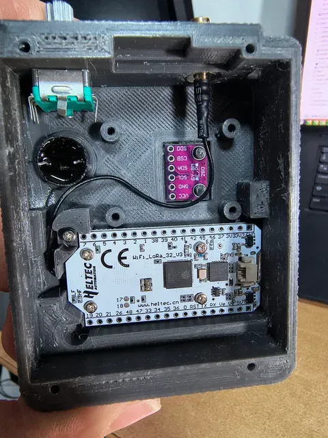nomadBox - heltec WiFi LoRa 32(V3) case, GPS, BME280, buzzer, rotary encoder — Фото 2 из 8