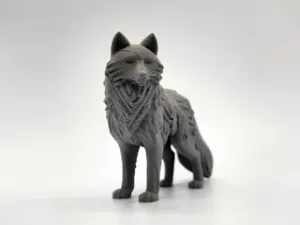 Fluffy Timberwolf Figure