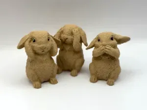 Three Cute Bunnies