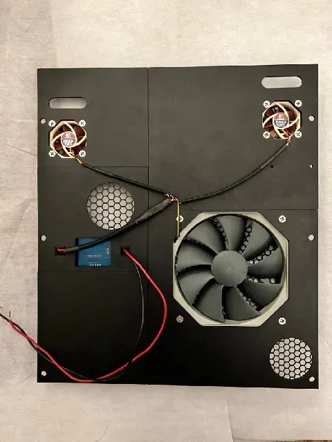 Modified Quietmode! Flashforge Adventurer 5M (AD5M) Back Panel w/ Buck Converter — Image 6 of 8